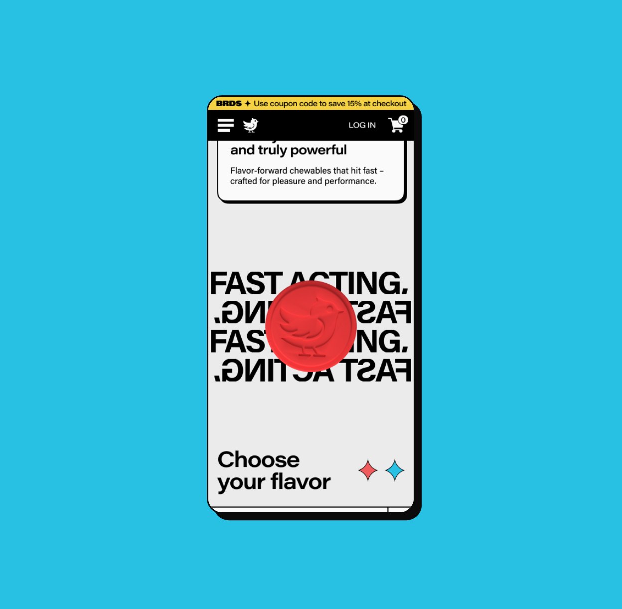 The moving copy line on a phone