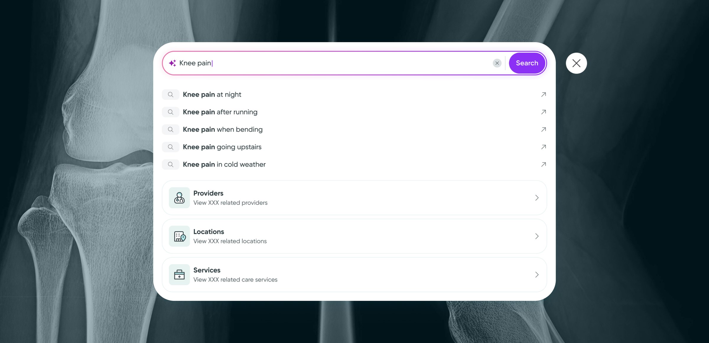 Suggestions for knee pain